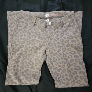 Cheetah jeggings